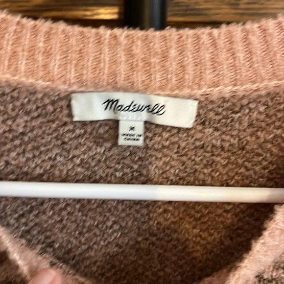 Madewell Shrunken Pullover Sweater in Leopard size M - Picture 3 of 6